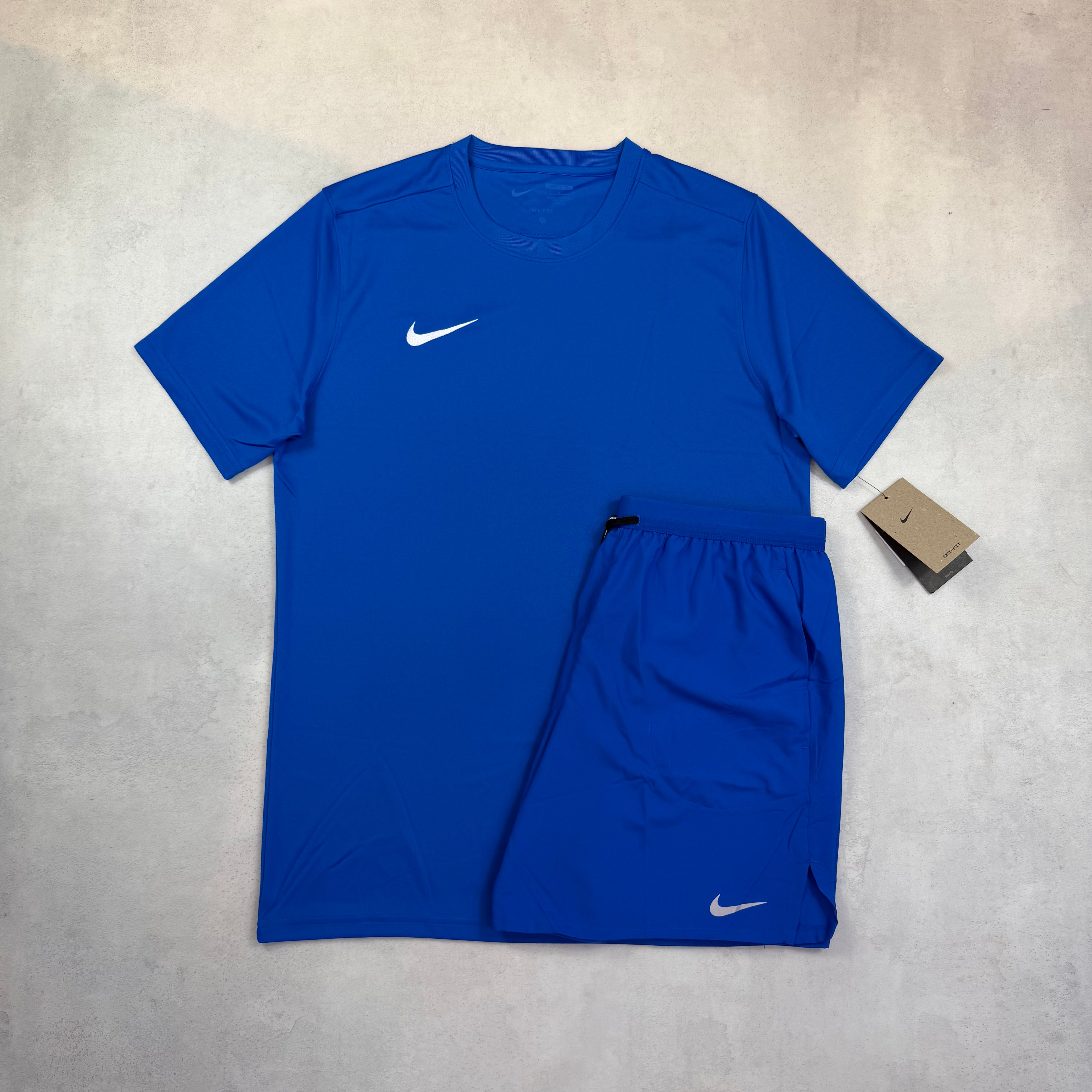 Nike Royal Blue Park T-Shirt & Stride Shorts Duo Set