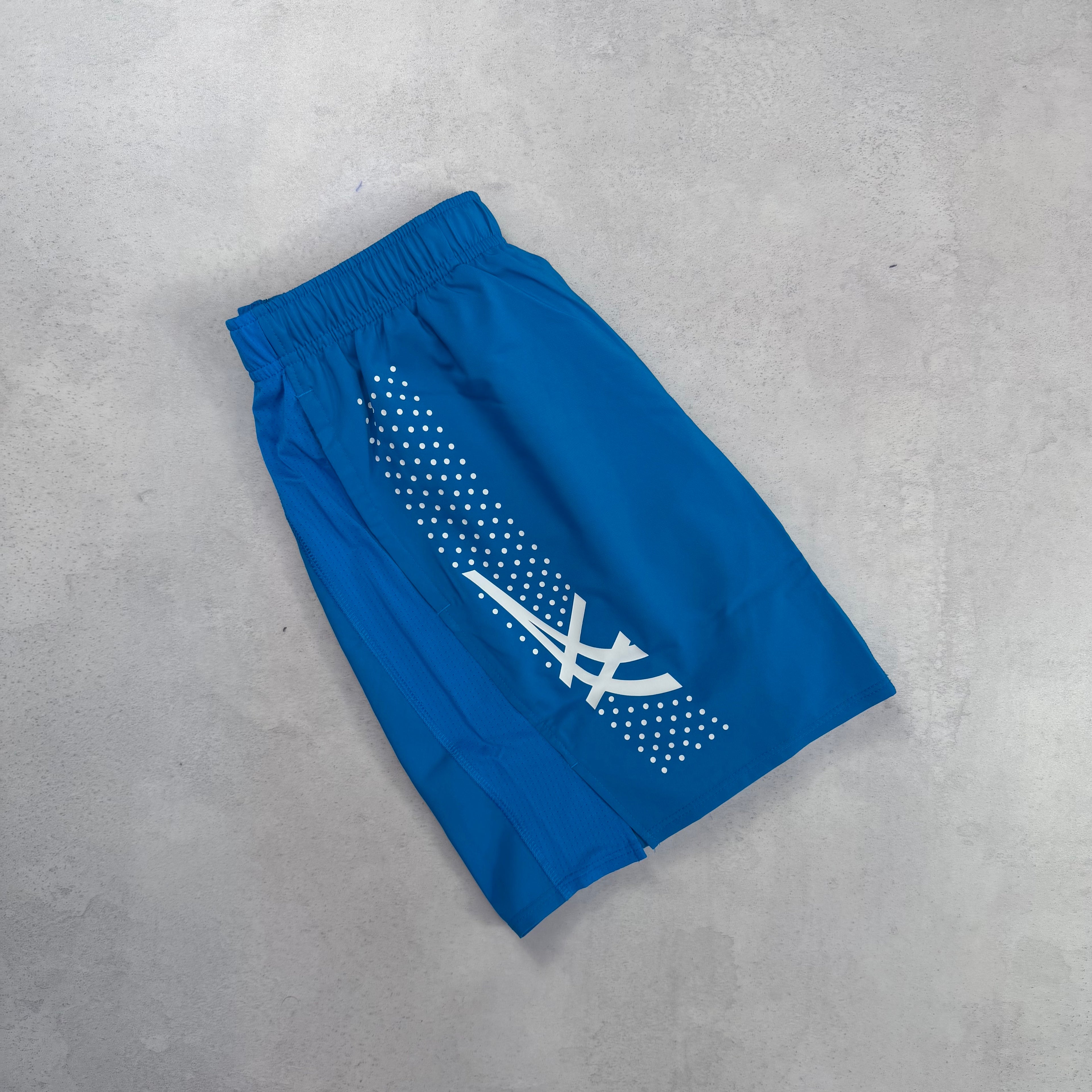 Asics Aegean Blue Icon Windrunner, T-Shirt & Shorts Trio Set