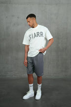 Siarr Scribble T-Shirt - White/Grey