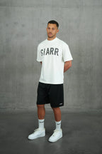 Siarr Scribble T-Shirt - White/Black