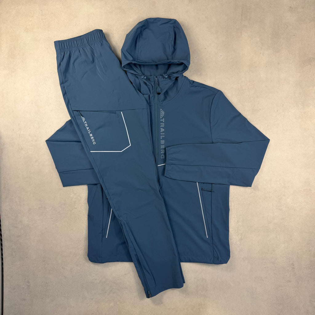 Trailberg Navy Zion Windrunner & Pants Tracksuit
