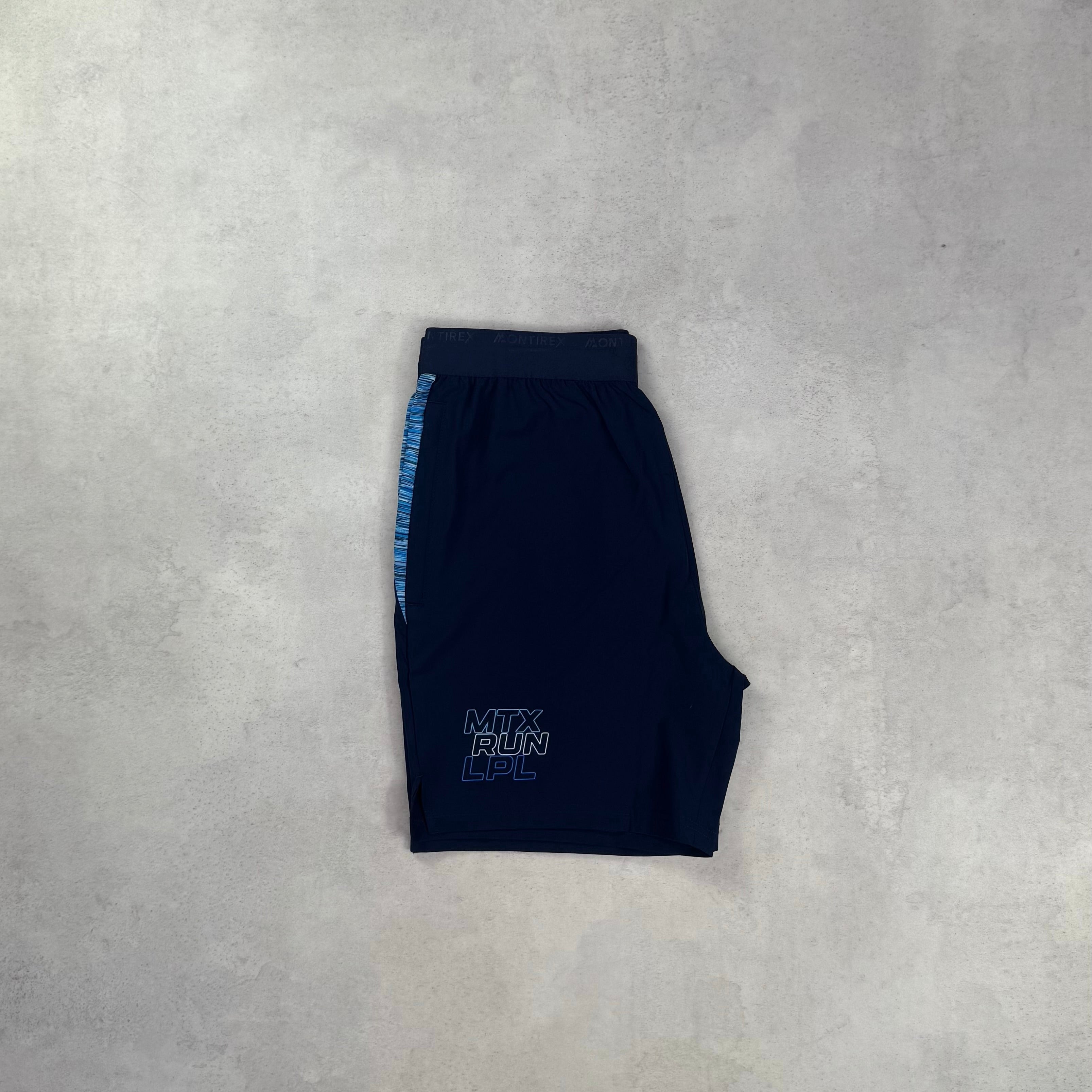 Montirex x LPL Run City Shorts - Navy/Blue