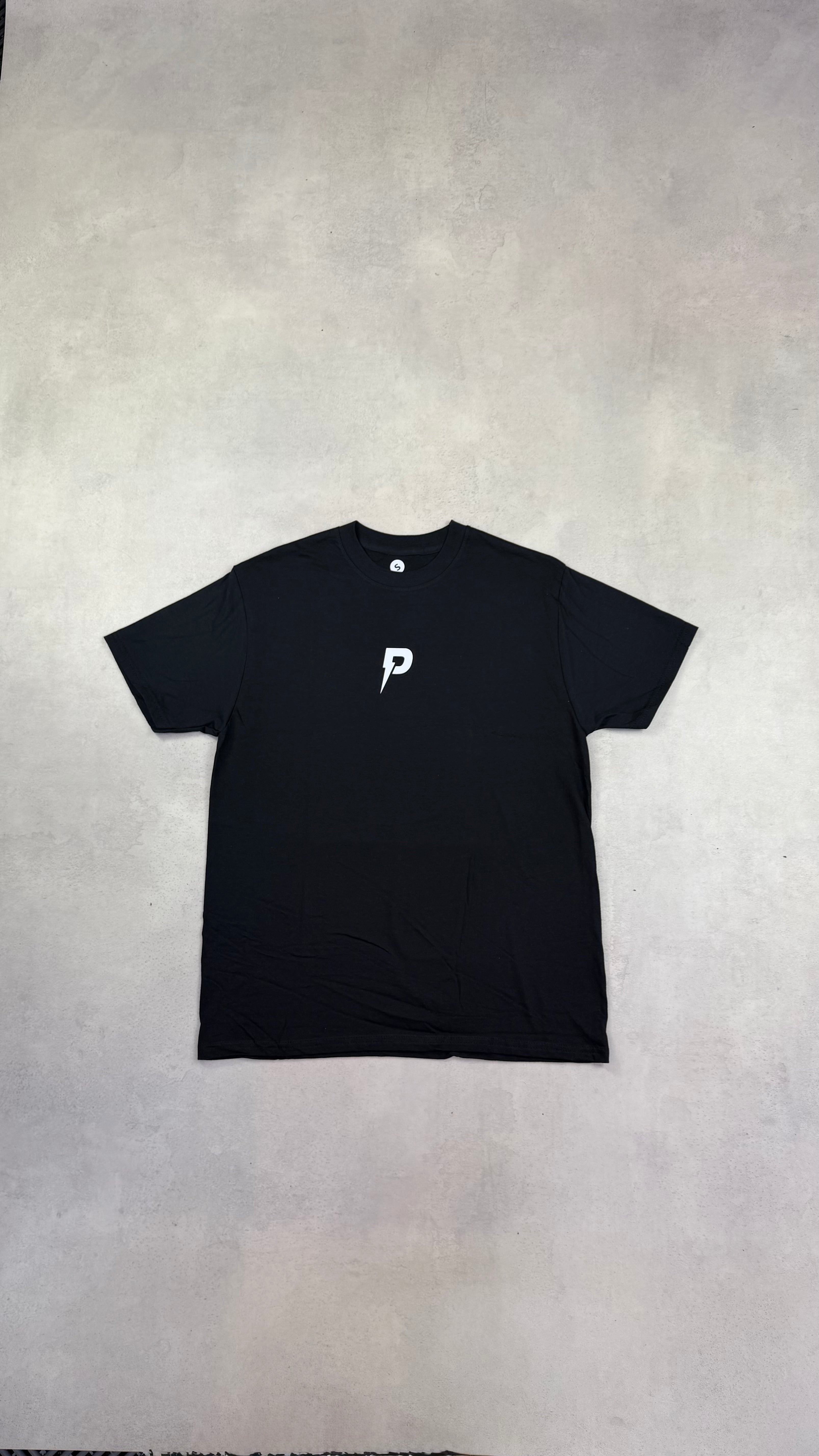 Patterned Monopoly T-Shirt - Black