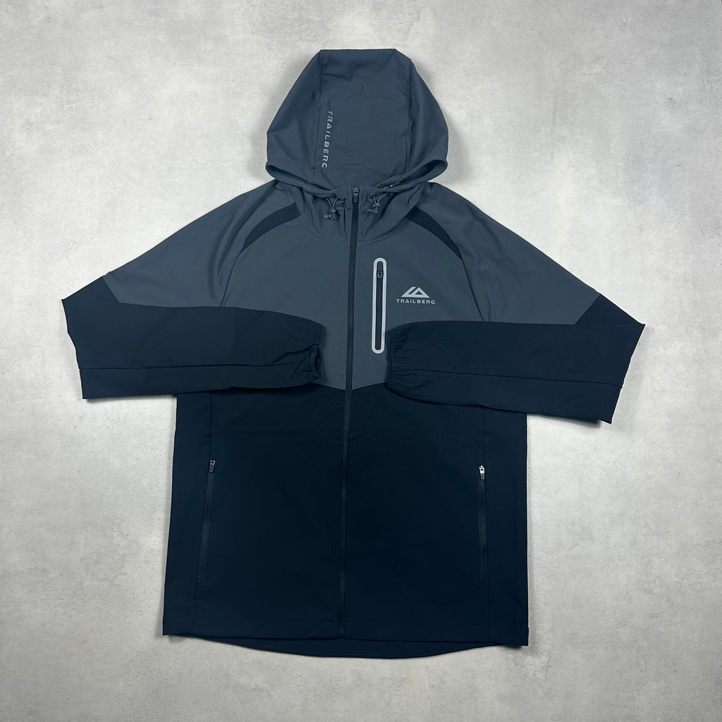 Trailberg Black/Grey AW25 Cloud Windrunner & Black AW25 Pants Tracksuit