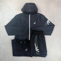 Asics Black Icon Windrunner, T-Shirt & Shorts Trio Set