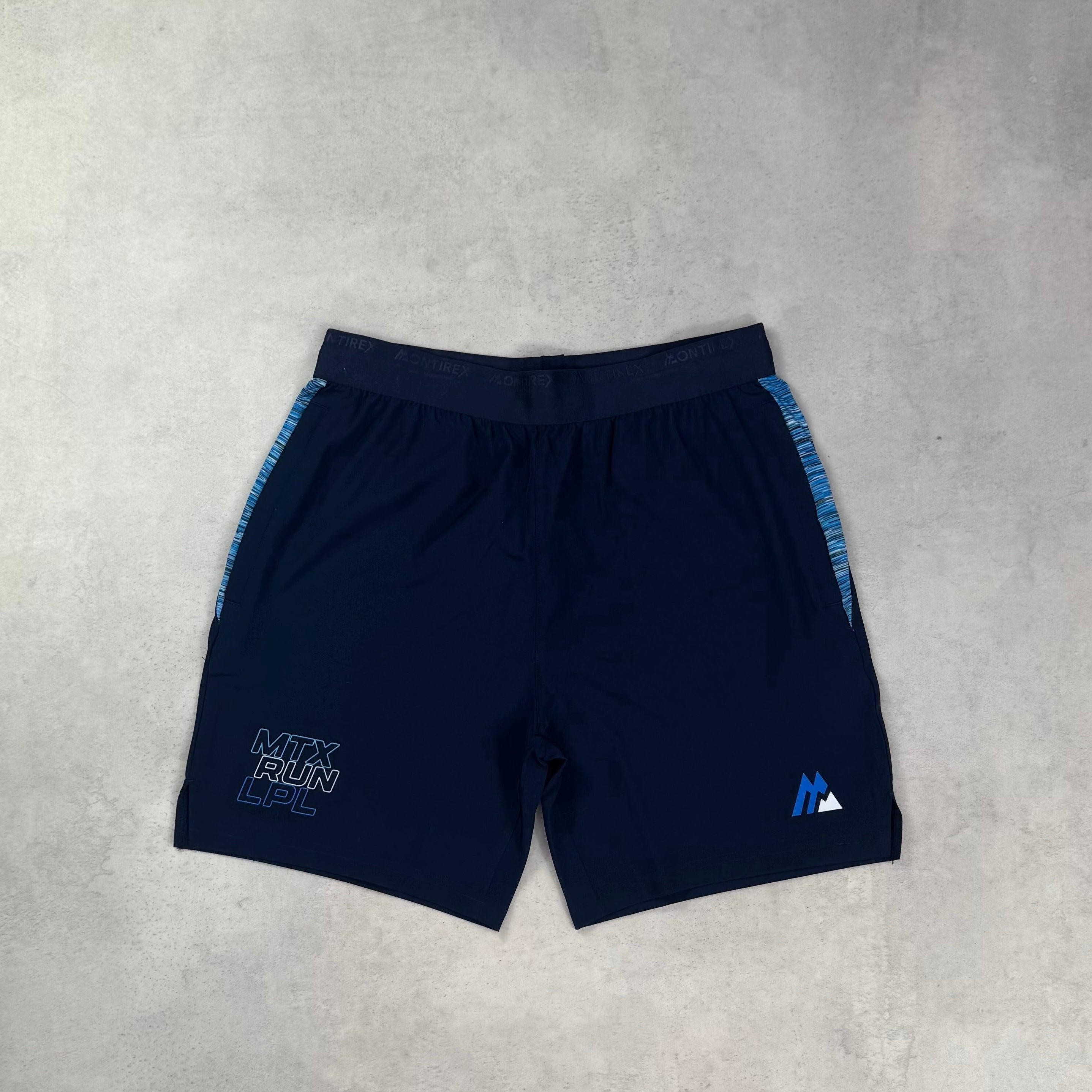 Montirex x LPL Run City Shorts - Navy/Blue