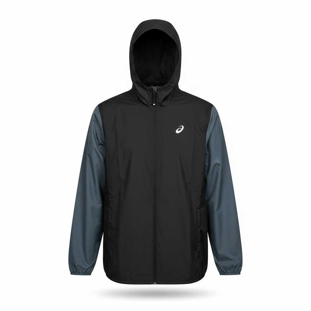 Asics Core Block Windrunner - Black/Grey
