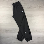 Patterned P Logo Pants - Black