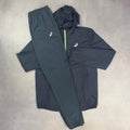 Asics Core Windrunner & Core Pants - Grey/Neon