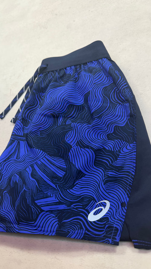 Asics Fujittrail 5 inch Shorts - Purple/Black