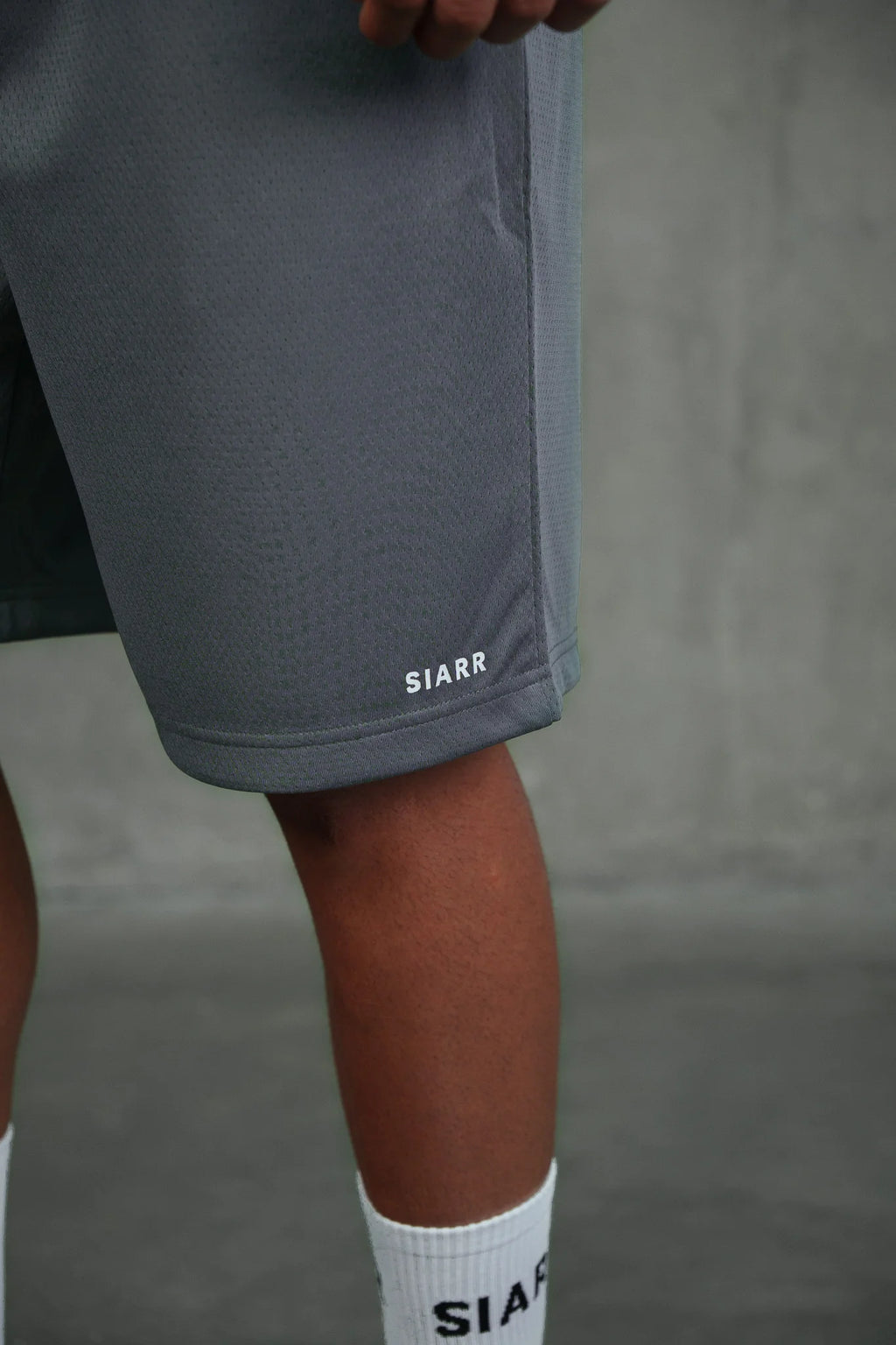 Siarr Mesh Shorts - Grey