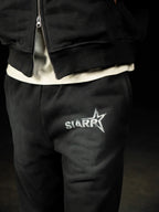 Siarr Sun Fade Joggers - Black