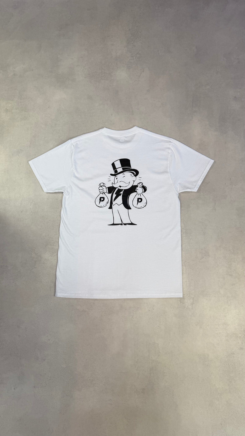 Patterned 'Monopoly' T-Shirt - White