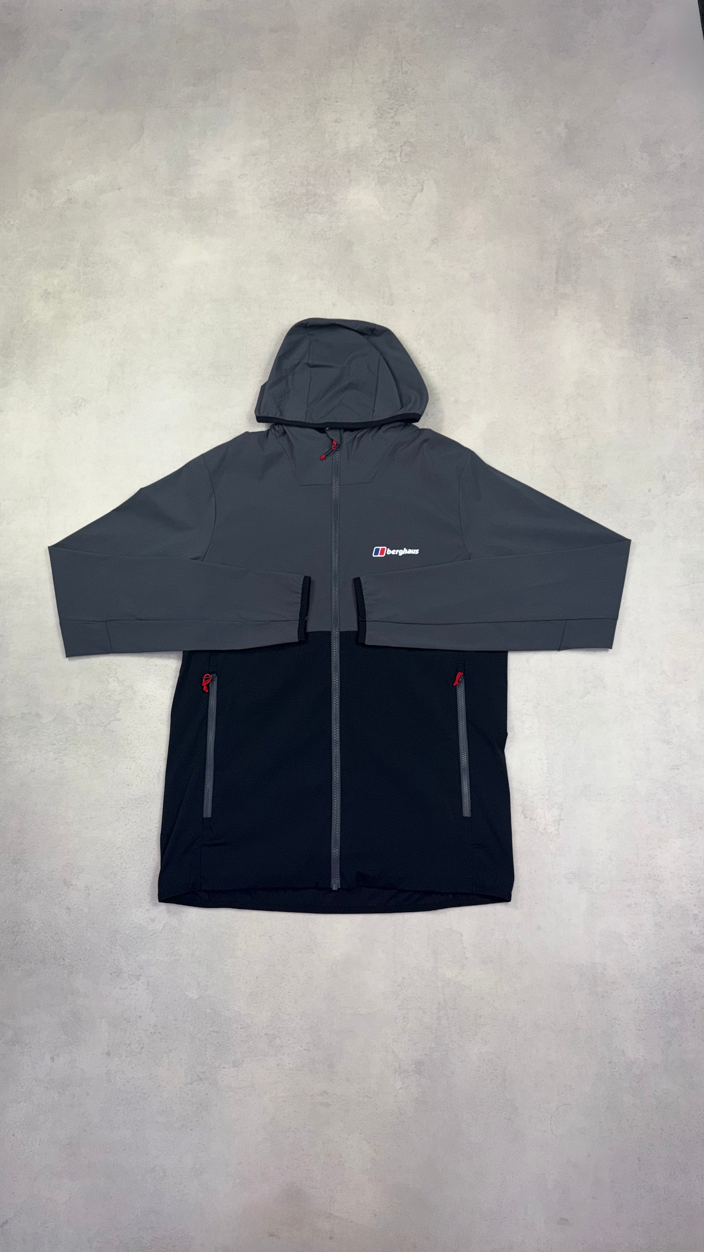 Berghaus Theran Hooded Jacket - Black/Grey