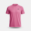 Under Armour Tech Textured SS T-Shirt - Salmon Pink