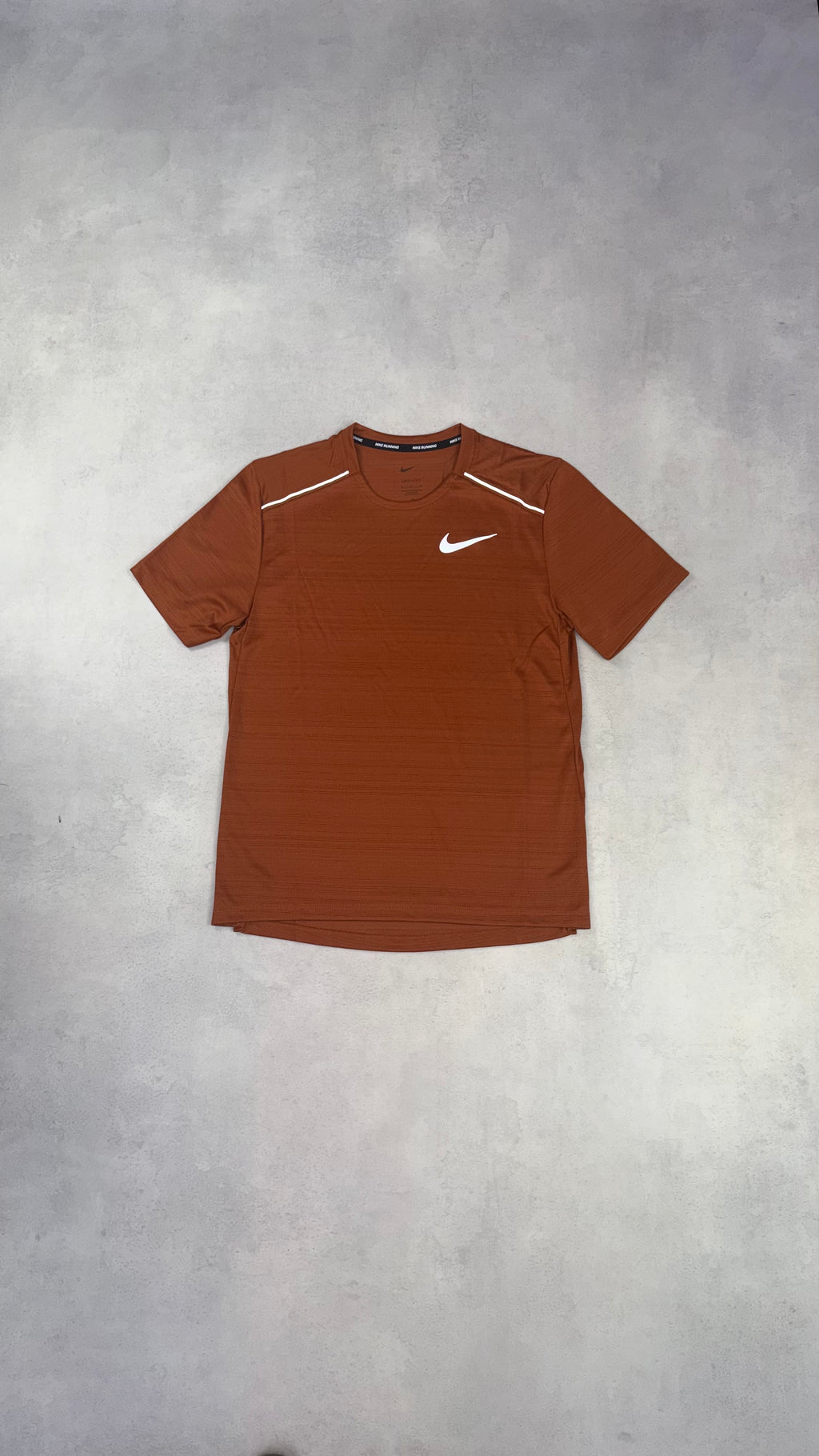 Nike Miler Flash T-Shirt - Dark Russet