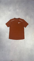 Nike Miler Flash T-Shirt - Dark Russet