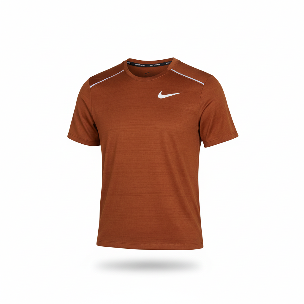 Nike Miler Flash T-Shirt - Dark Russet