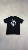 Patterned Monopoly T-Shirt - Black