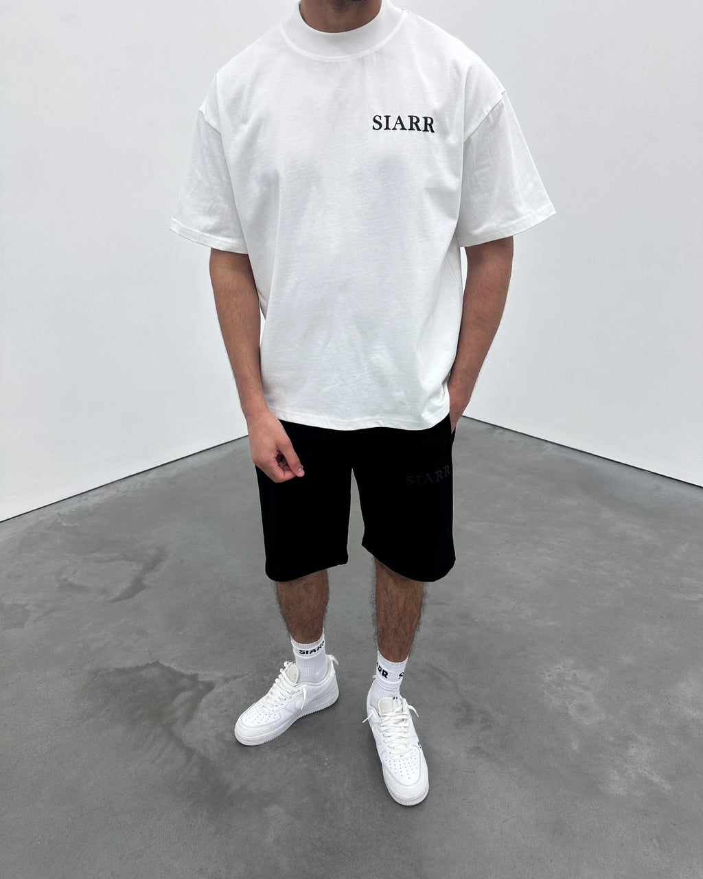 Siarr Puff Shorts - Black