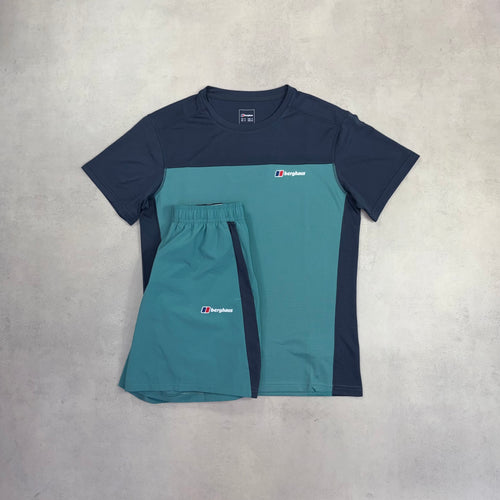 Berghaus 24/7 Explorer T-Shirt - Green/Navy