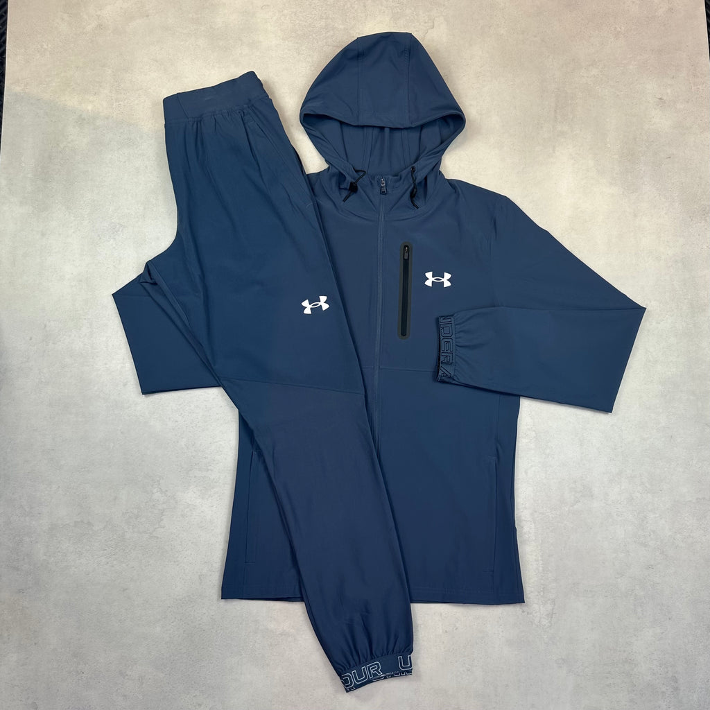Under Armour Vanish Windrunner & Vanish Pants Tracksuit - Navy