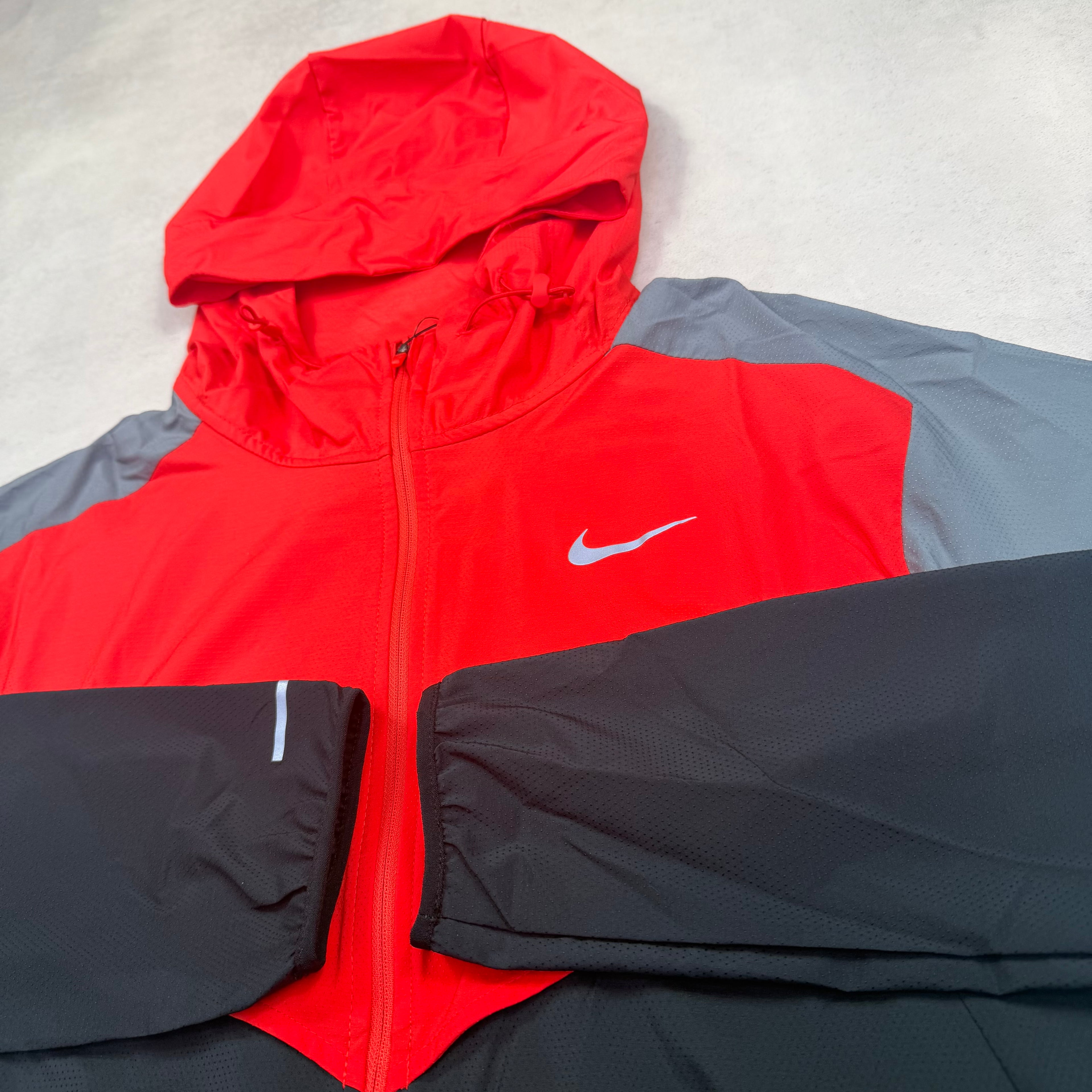Nike Windrunner - Crimson Red & Black
