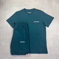 Berghaus Logo T-Shirt & Greenbank Shorts - Teal Green
