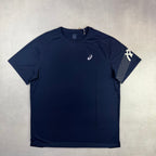 Asics Navy Icon T-Shirt & Shorts Duo Set
