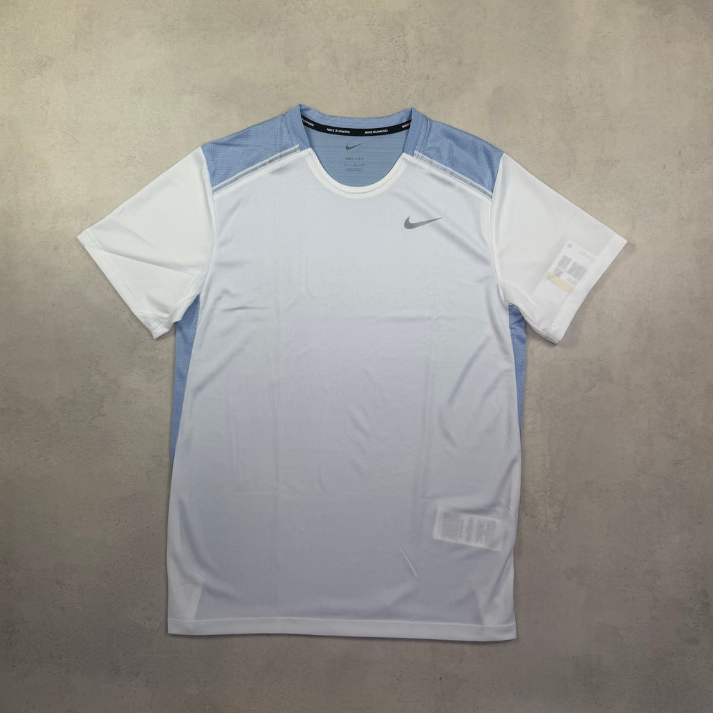 Nike Miler T-Shirt - White/Cobalt Bliss