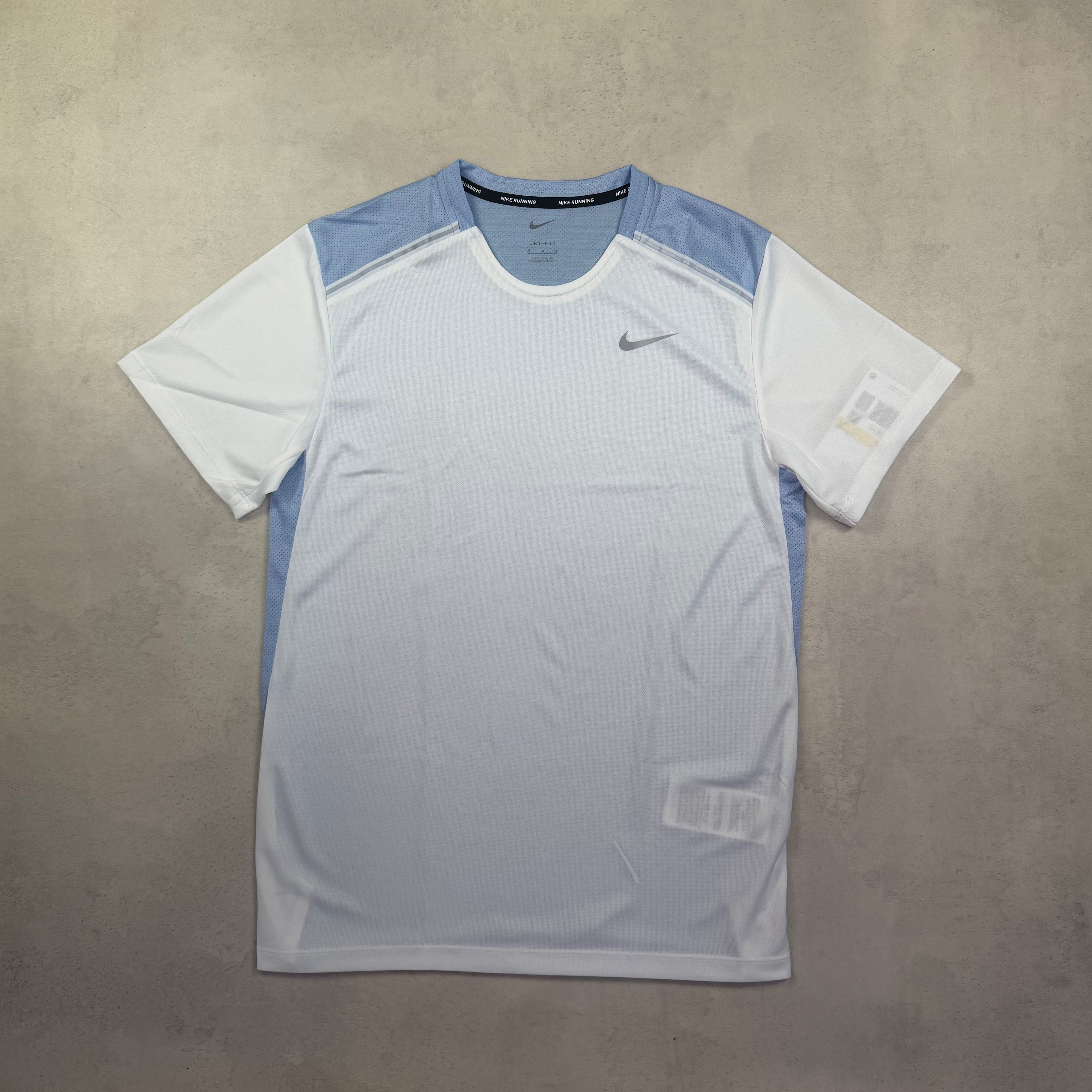 Nike Miler T-Shirt - White/Cobalt Bliss