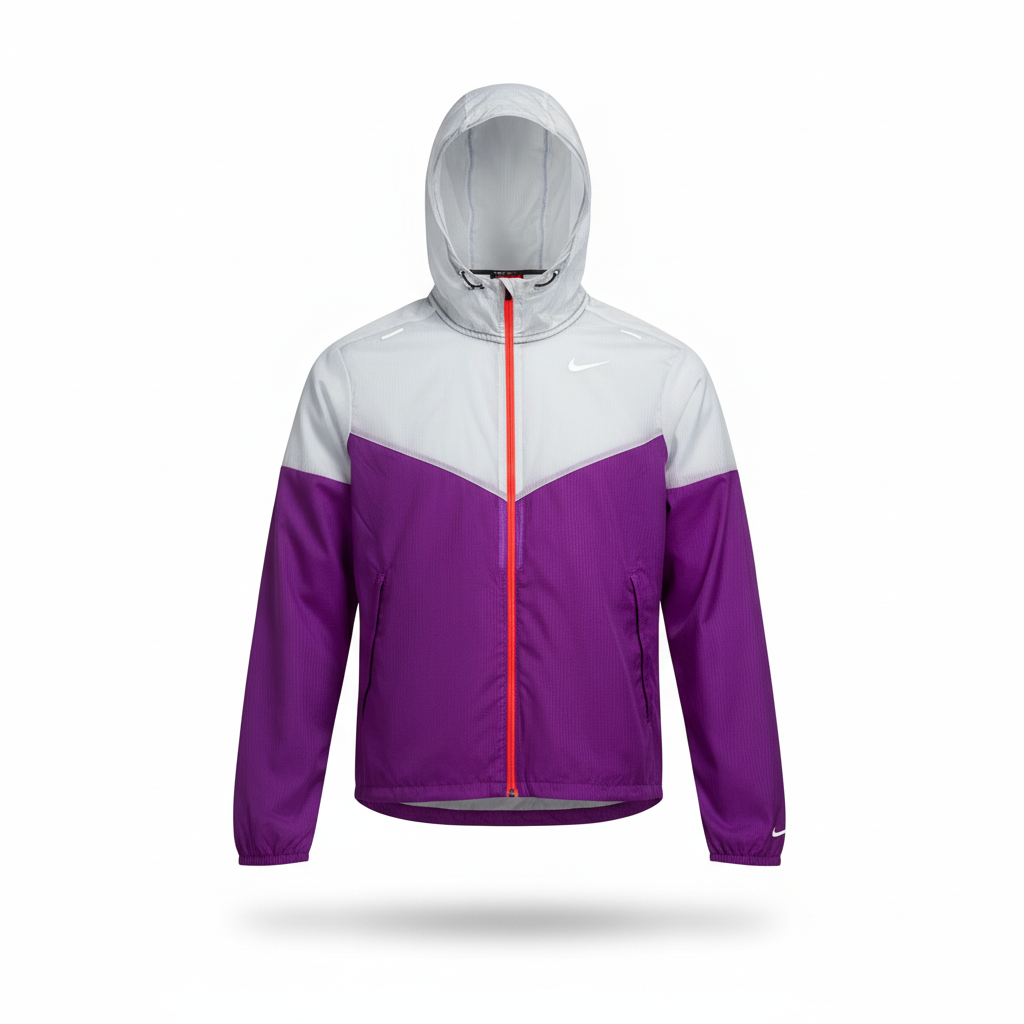 Nike Windrunner - White/Purple Grape
