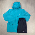 Asics Energy Aqua Windrunner & Carrier Grey Shorts Trio Set