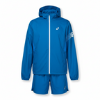 Asics Aegean Blue Icon Windrunner, T-Shirt & Shorts Trio Set