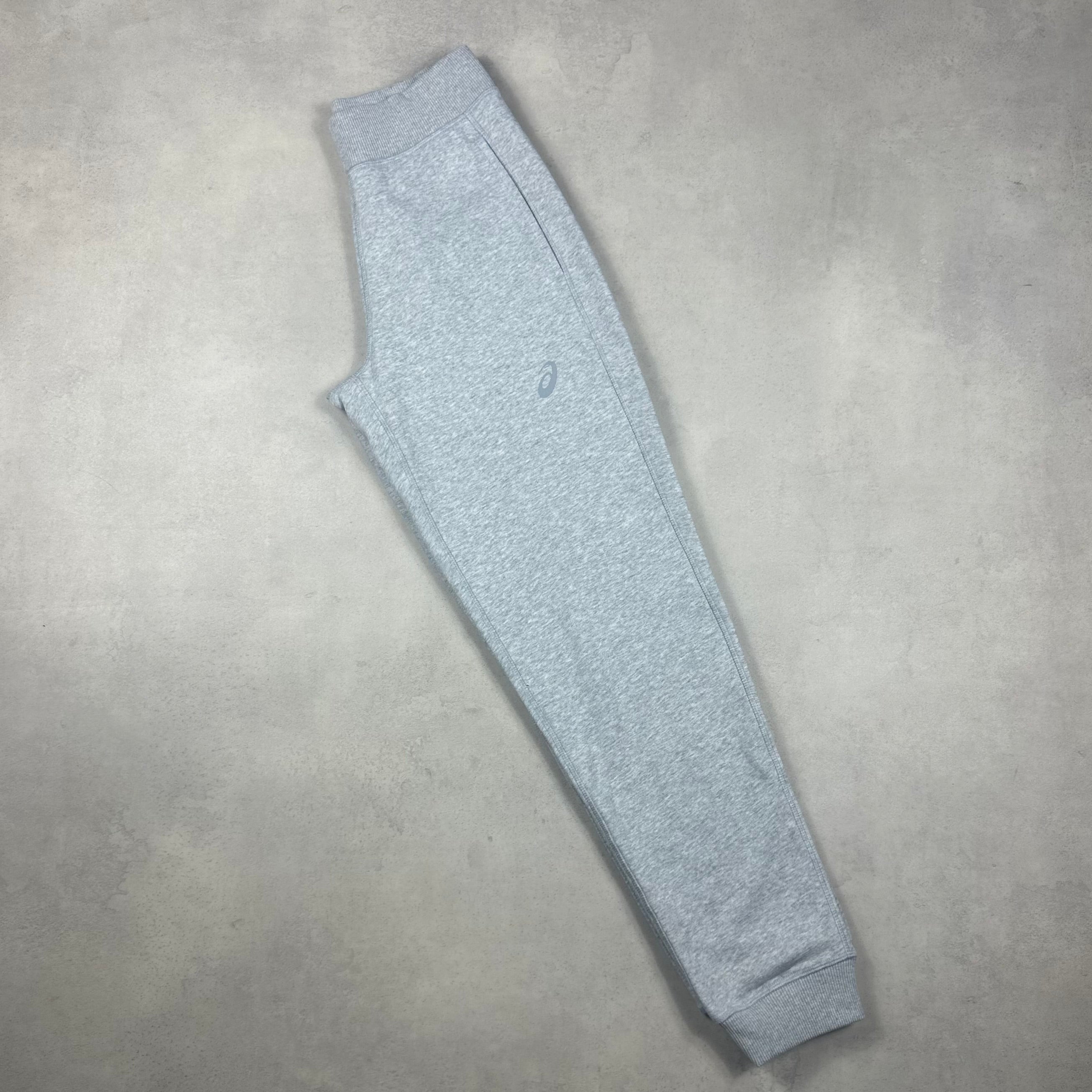 Asics Grey Icon Jacket & Grey Icon Joggers Tracksuit