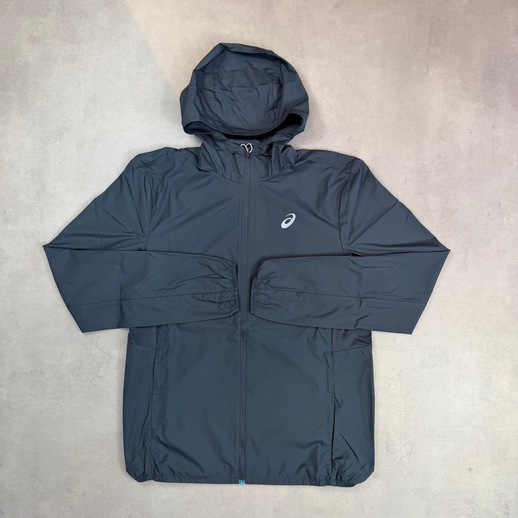 Asics Carrier Grey Core Windrunner & Core Shorts Duo Set