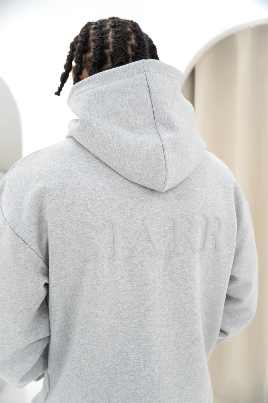 Siarr Puff Hoodie - Grey