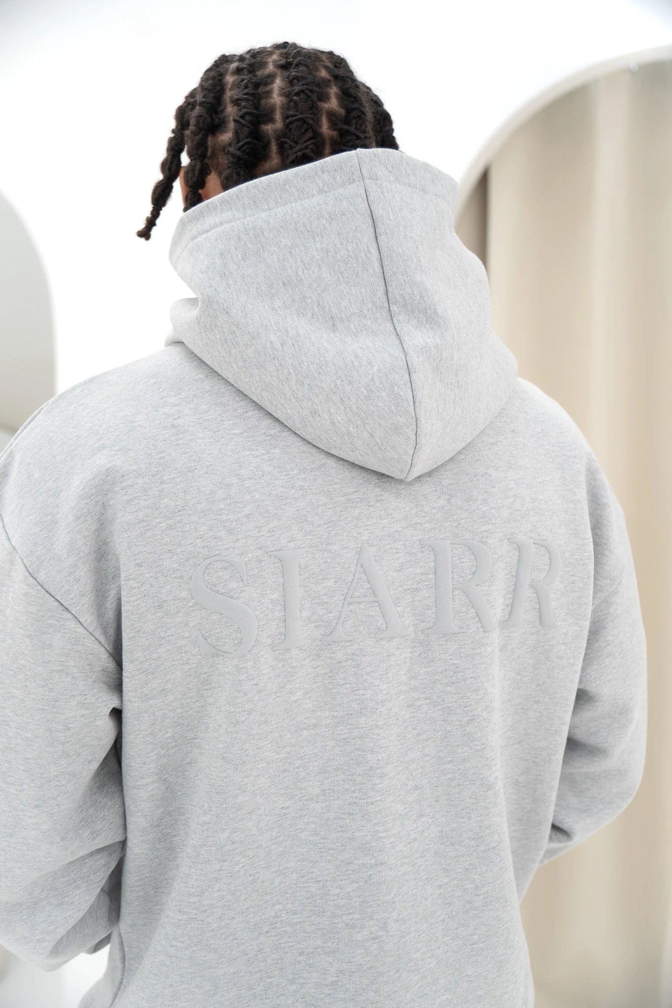 Siarr Puff Hoodie - Grey