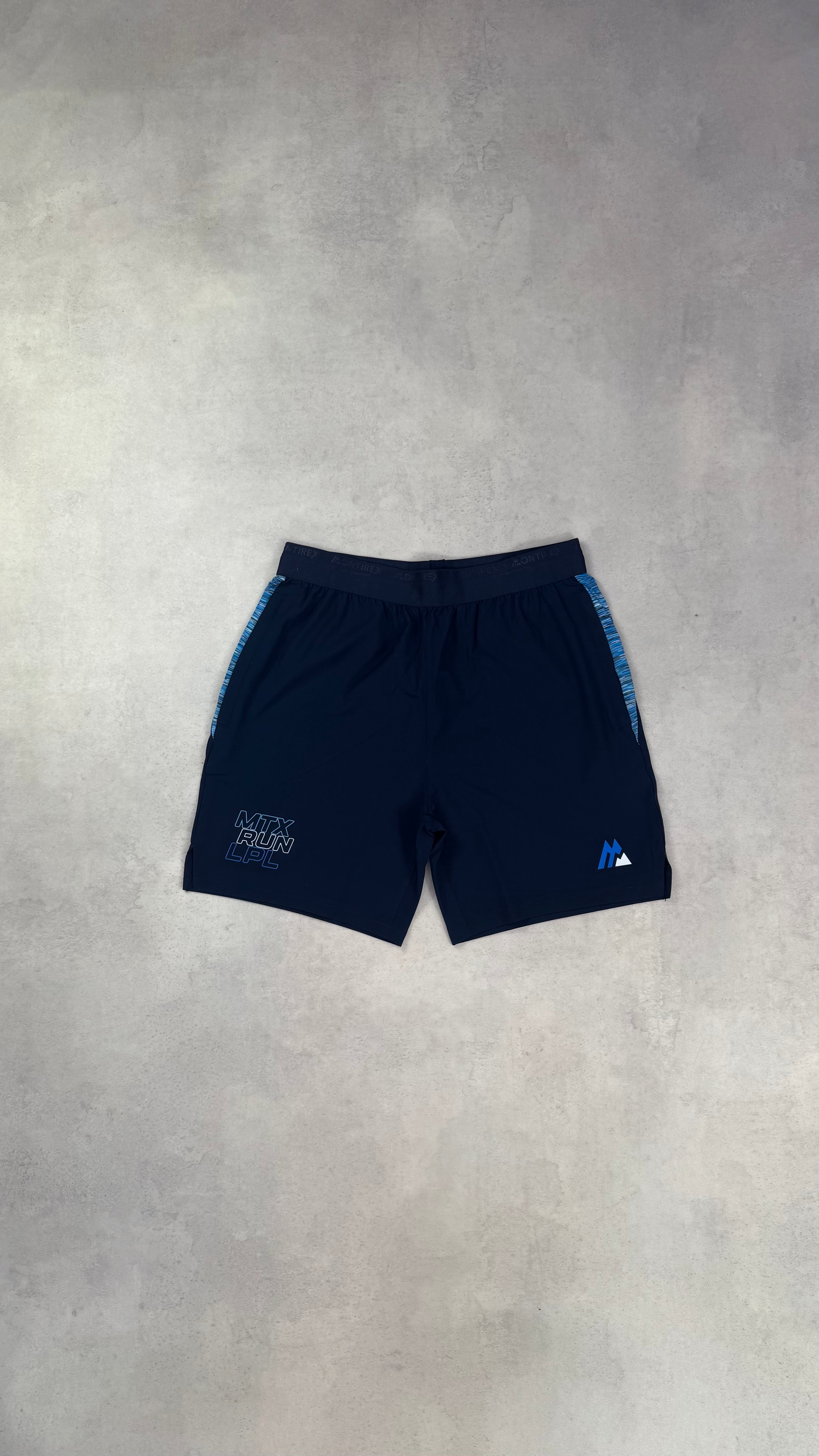 Montirex x LPL Run City Shorts - Navy/Blue