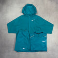 Nike Dusty Cactus Windrunner, Miler T-Shirt & Challenger Shorts Trio Set
