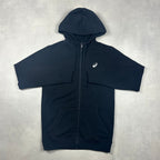 Asics Black Icon Jacket & Black Icon Joggers Tracksuit