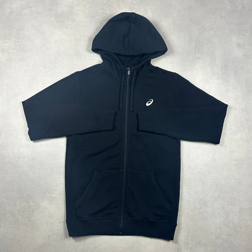 Asics Black Icon Jacket & Black Icon Joggers Tracksuit