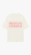 Siarr Pattern T-Shirt - White/Pink
