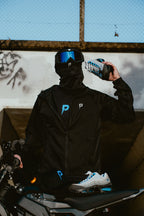 Patterned P Logo T-Shirt - Black/Blue