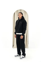 Siarr Puff Hoodie - Black