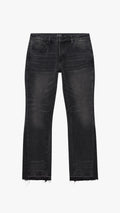 Siarr Flared Jeans - Washed Black