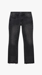 Siarr Flared Jeans - Washed Black