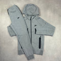 Nike Grey Tech Fleece Jacket & Grey Tech Fleece Pants Tracksuit