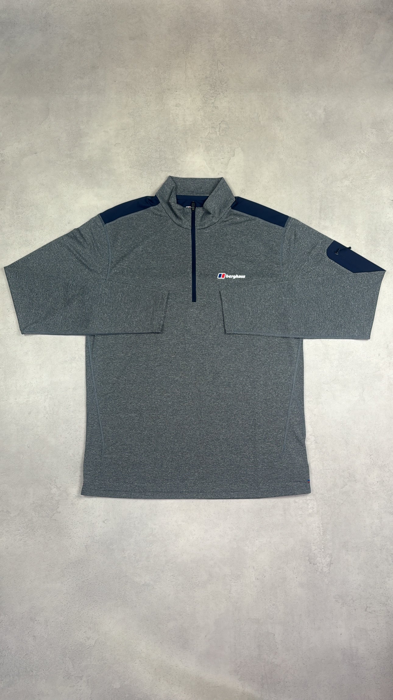 Berghaus 24/7 Explorer Half Zip Navy & Grey