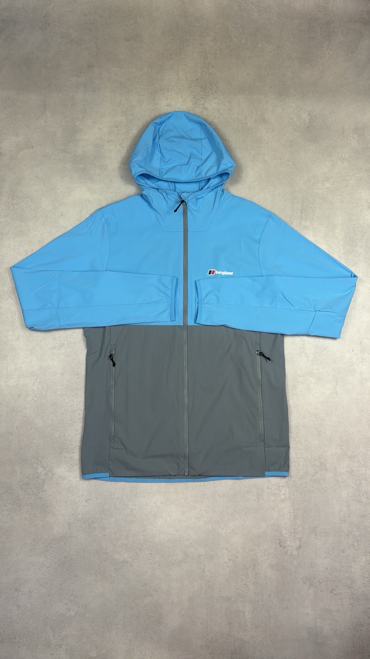 Berghaus Theran Hooded Jacket Grey Blue